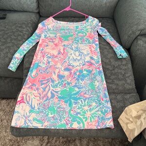 Lilly Pulitzer Colorful Floral Midi Dress